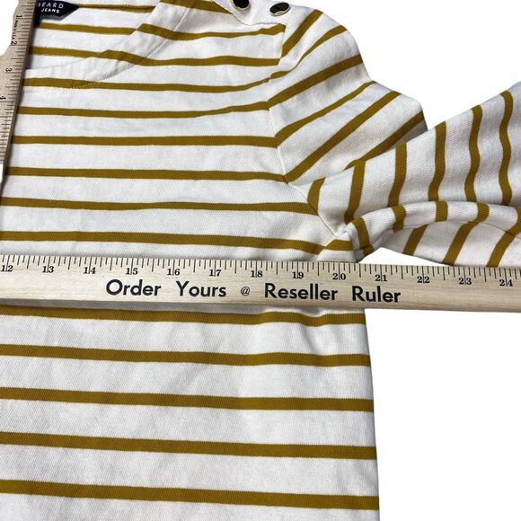 Veronica Beard Jeans Hovey Striped Top Long Sleeve Women’s X- Large - Picture 10 of 15